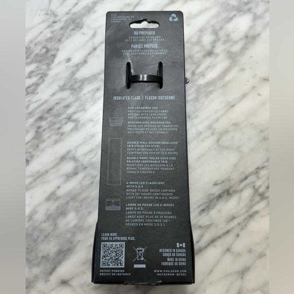 VSSL Insulated Flask + Detachable Bluetooth Spkr - 8oz Stainless - Picture 2 of 2